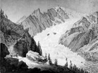 Glacier de la Brenva / Cliquer pour agrandir